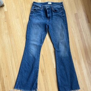 MOTHER Dark Blue Flare Jeans “The weekender”